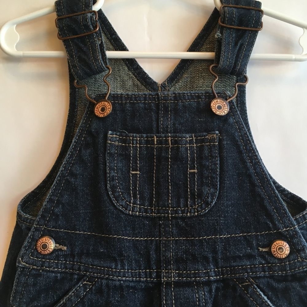 LEVI STRAUSS DENIM SHORTALLS‎ - Picture 3 of 6